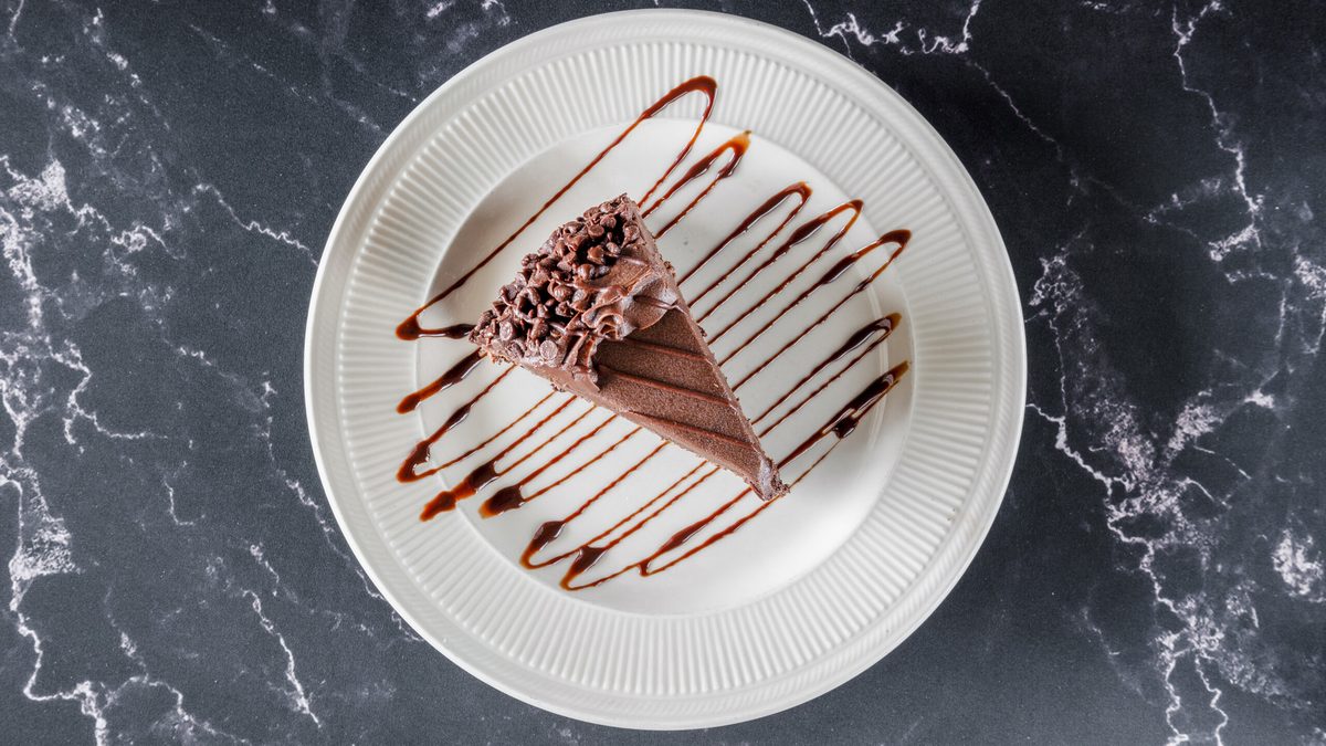 Triple layer chocolate cake