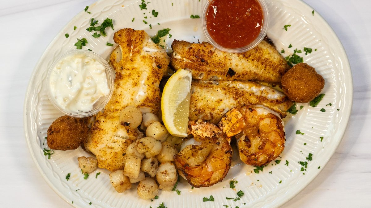 Seafood platter